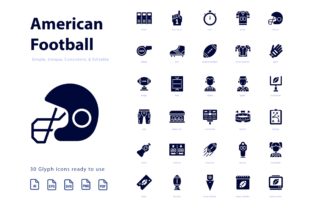 American Football Glyph: Enhancing Visual Communication for Sports Professionals