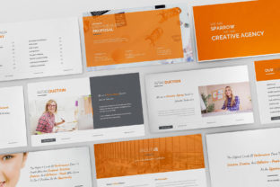 Enhancing Professional Presentations: The Power of Sparrow - Creative Agency Powerpoint