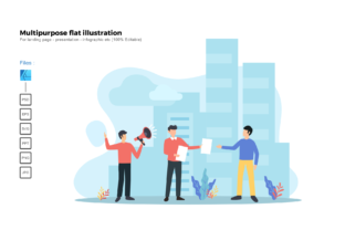 Flat Illustration Ads Campaign: Creative Design for Real-World Marketing Needs