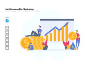 Flat Illustration Business Investment Guide