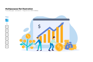 Flat Illustration Investment Plan: Choosing and Using Smartly