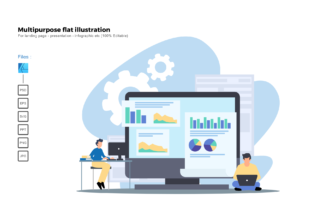 Flat Illustration Work at Home: A Practical Design Solution for Modern Professionals