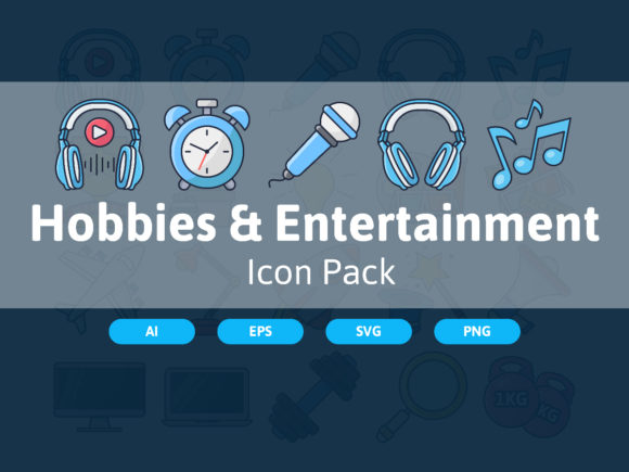 Hobbies Entertainment Icon Pack for Mac & Windows