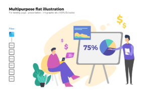 Modern Flat Illustration Design: A Practical Resource for Creative Professionals