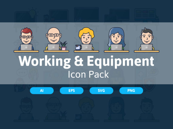 Working Equipment Icon Pack: Clean, Consistent Design for Any Project
